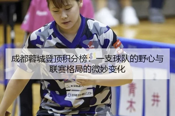 成都蓉城登顶积分榜：一支球队的野心与联赛格局的微妙变化